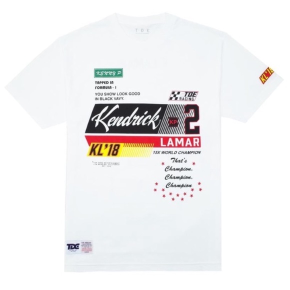 Limited Edition TDE Top Dawg Entertainment Kendrick Lamar KL18 Tee Size Medium - Picture 2 of 13